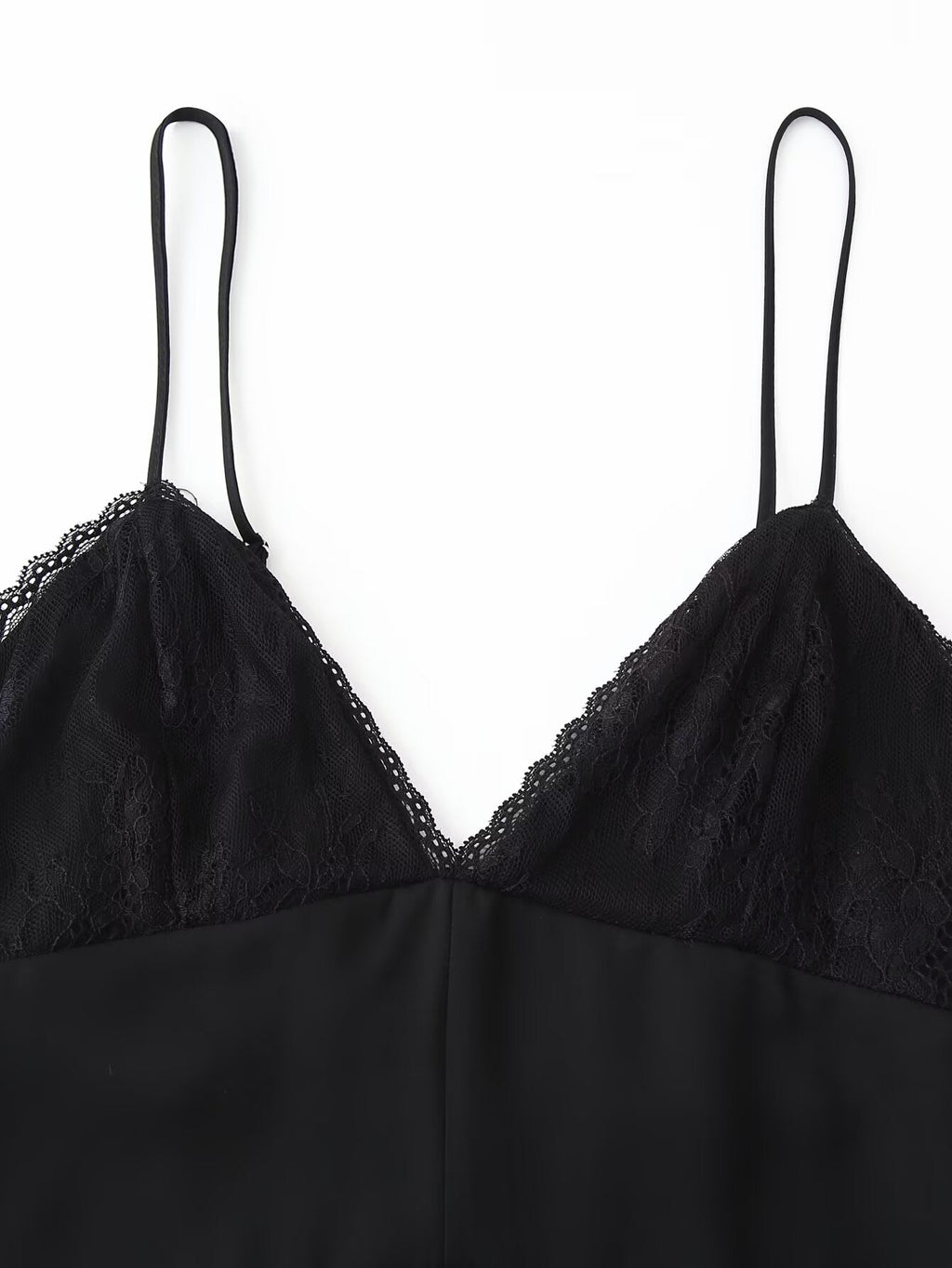 Formal Sexy Black Halter Backless Lace V Dress