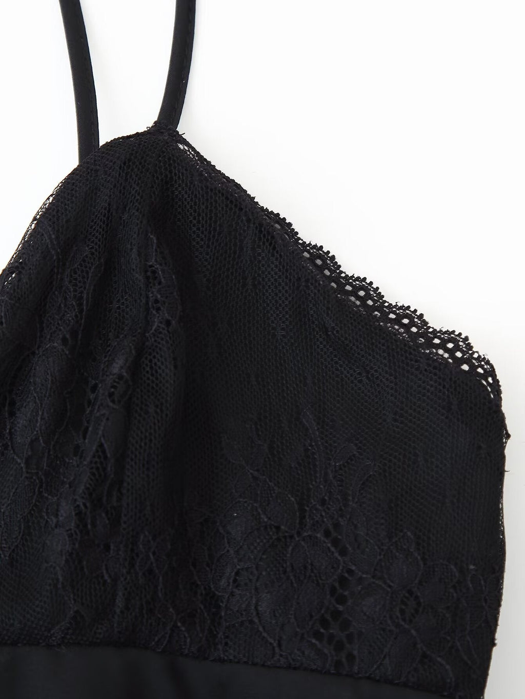 Formal Sexy Black Halter Backless Lace V Dress