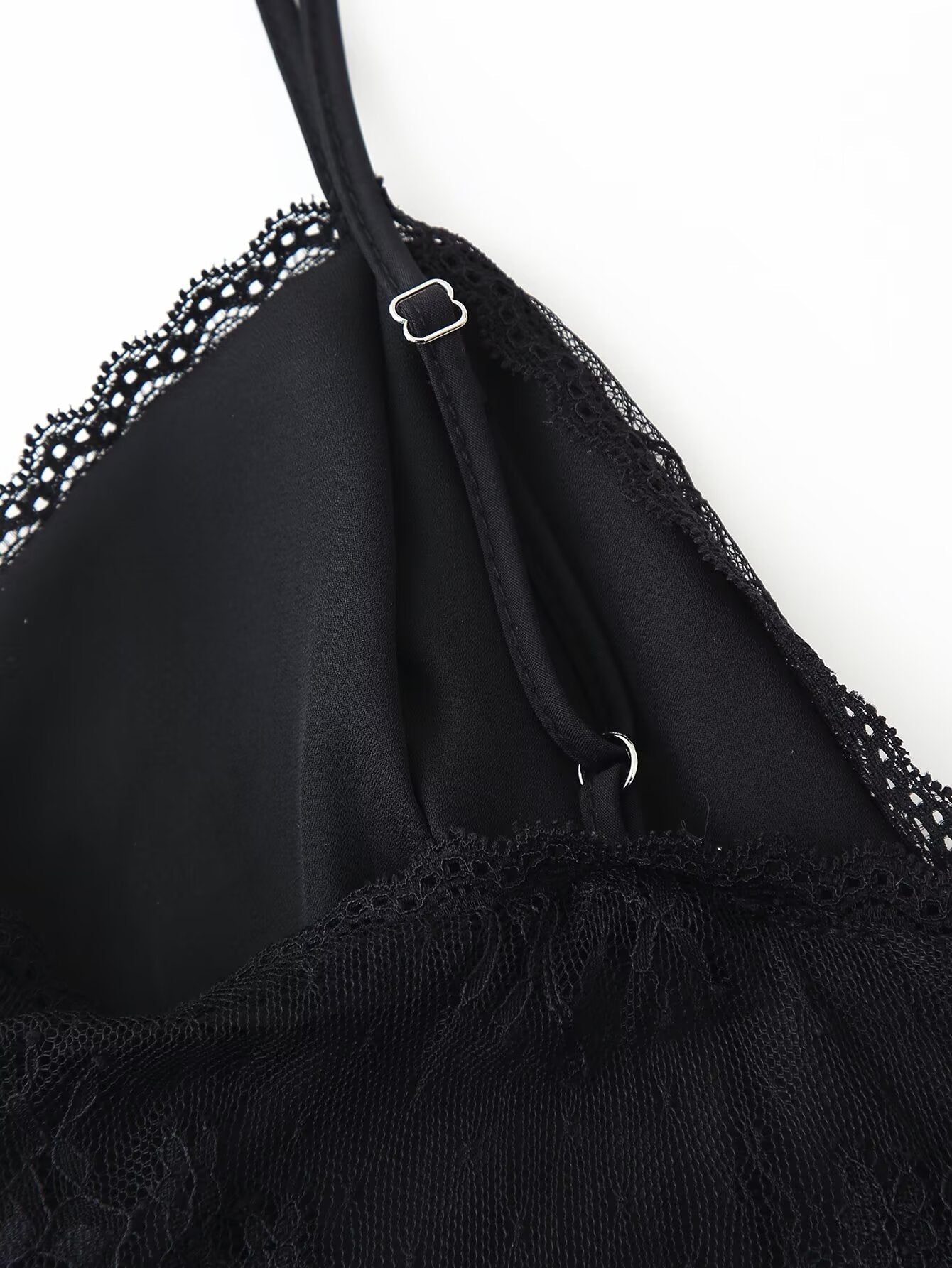 Formal Sexy Black Halter Backless Lace V Dress