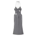Formal Mesh Floral Evening Dress