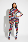 Abstract Jumpsuit