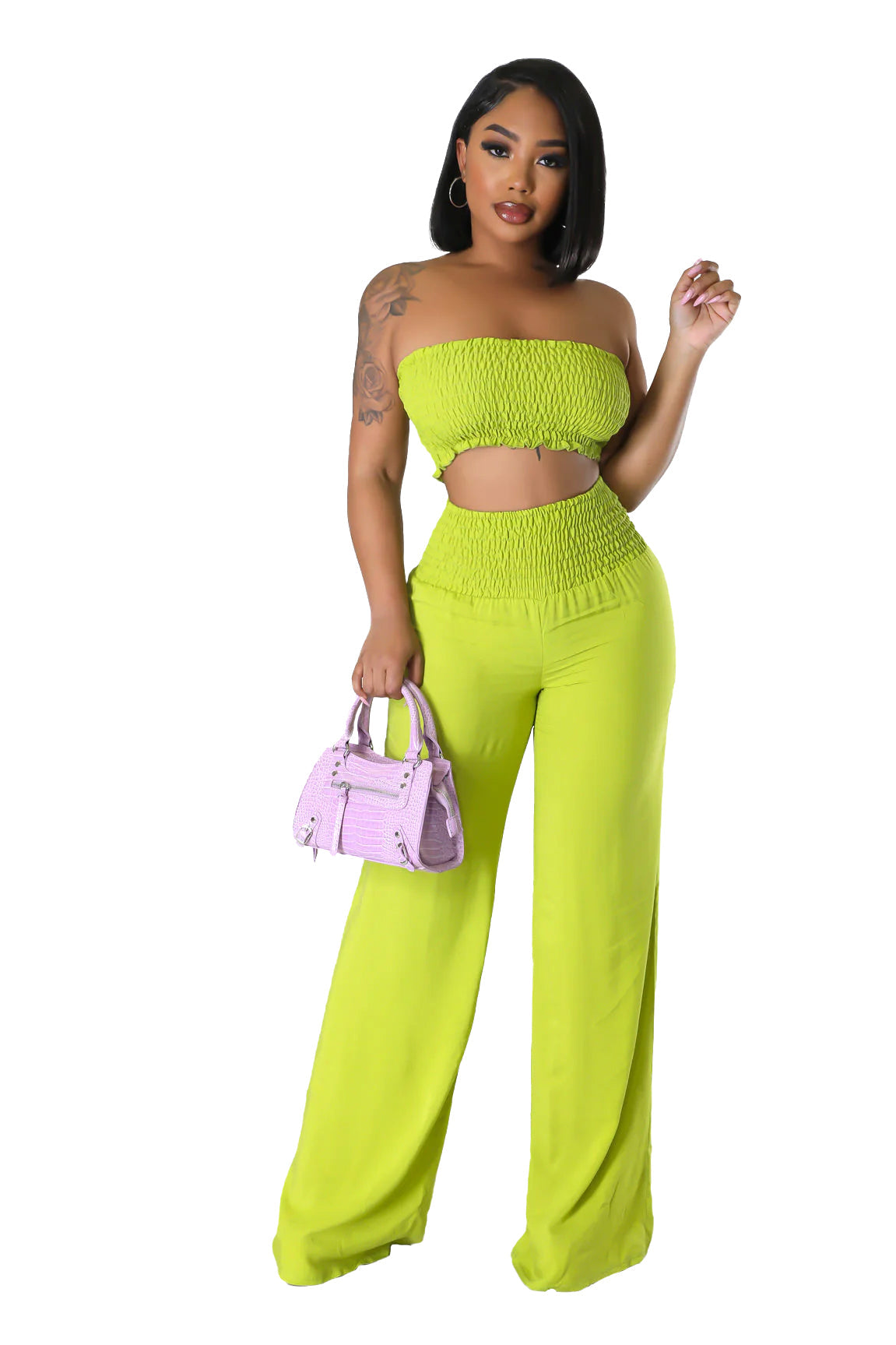 Bandeau Pants Set