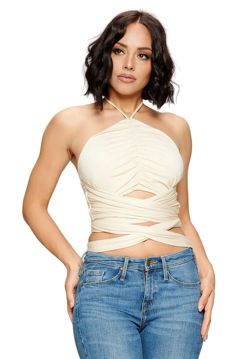 Crop Halter Top