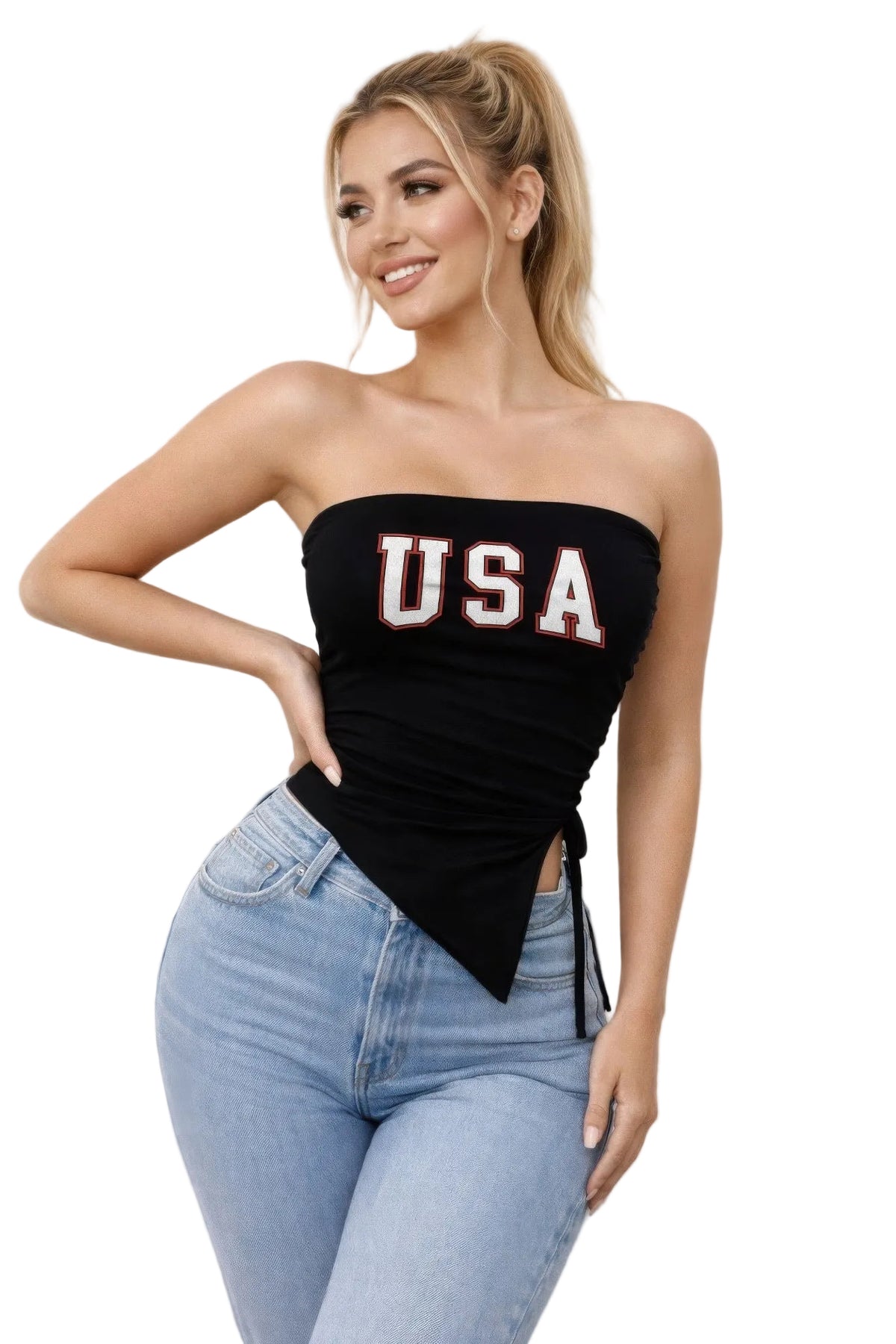 Tee All-American Asymmetry Tube