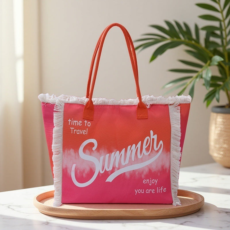 Fringe Summer Tote Bag