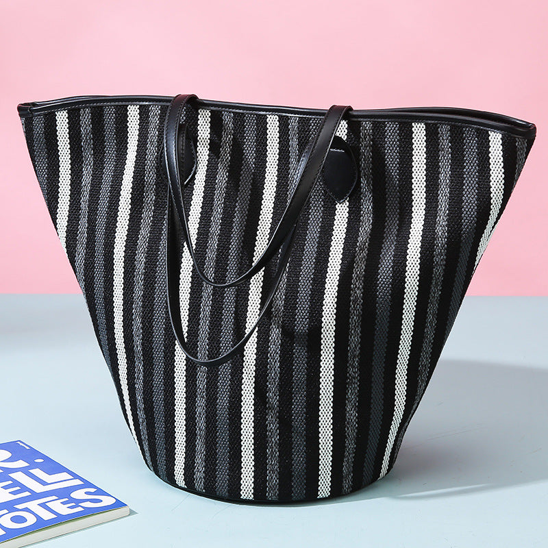 Stripe Shoulder Bag