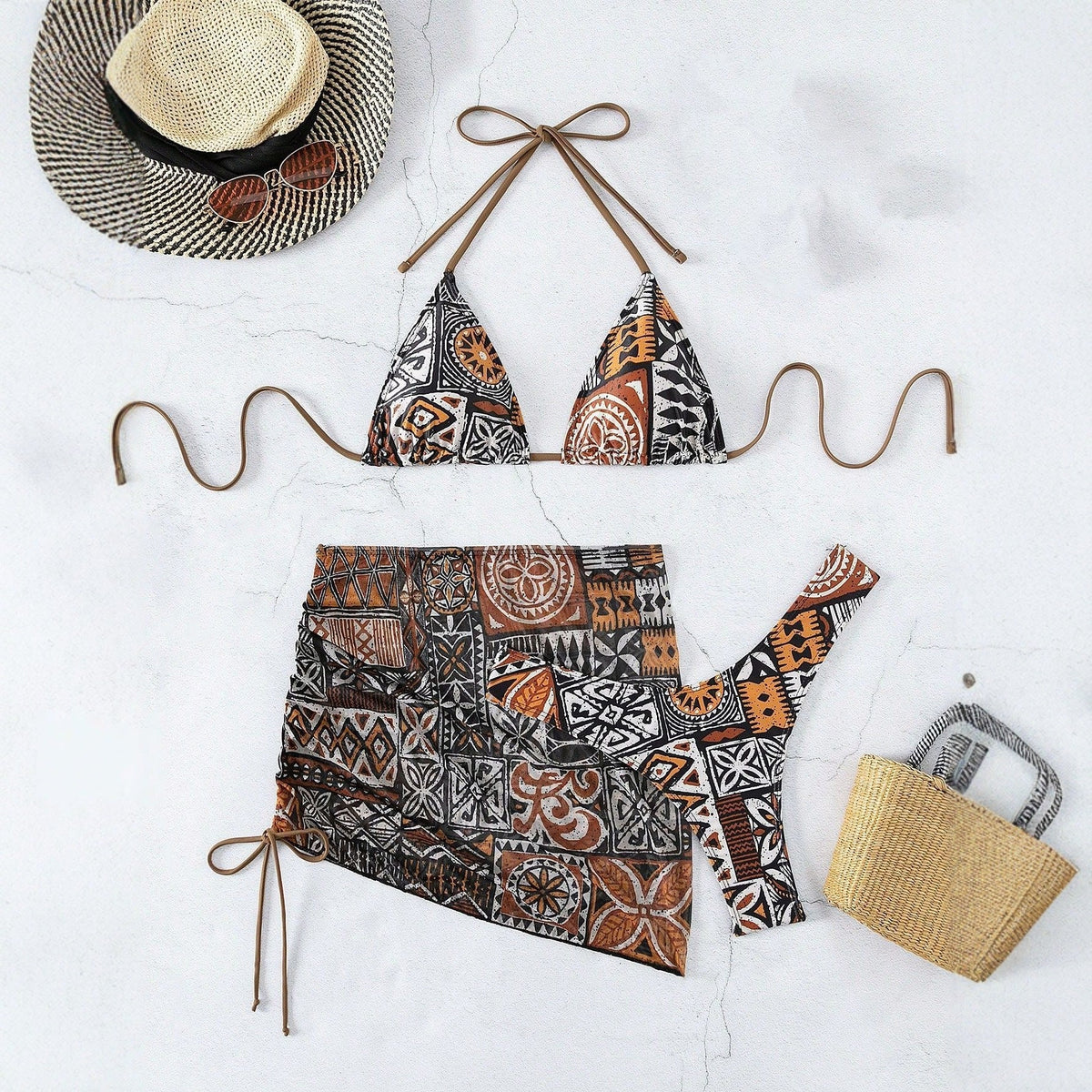 Print 3PC Swimset
