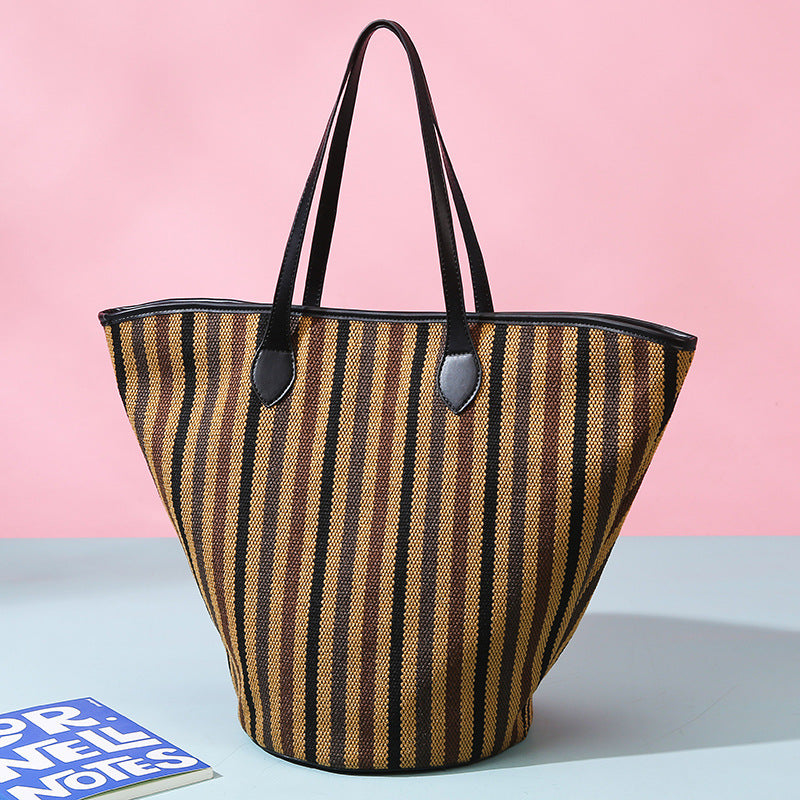Stripe Shoulder Bag