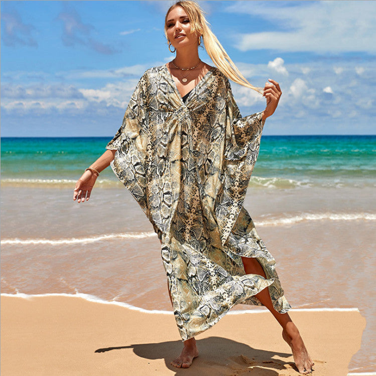 Bikini Cover-Up Viscose Cardigan Swimwear Wrap