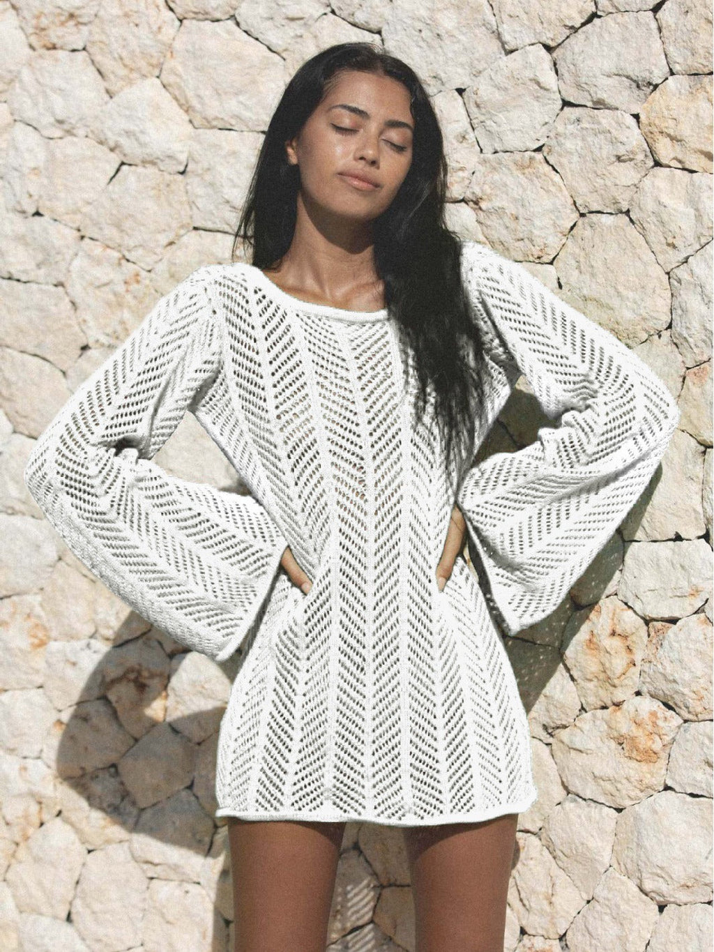 Knitted Beach Cover-Up