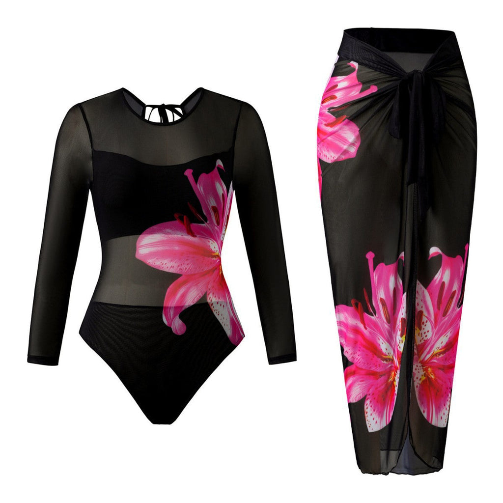 Printed Quick Dry Bathing Suit