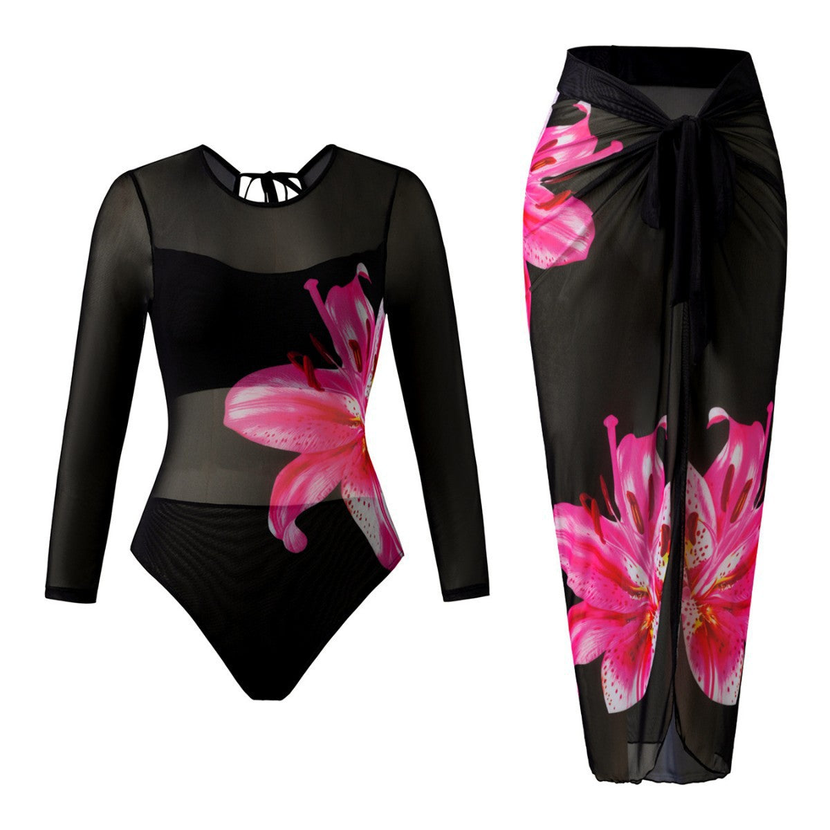 Printed Quick Dry Bathing Suit