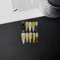 Original Luxury Court Blush Nail Long Pointed Premium Sense Ice Through HandmadePress on Nails Batch