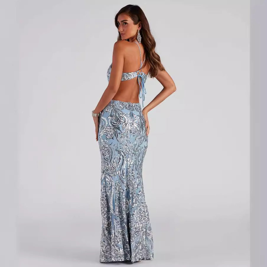 Formal Sequin Evening Gown