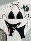 Plaid 3PC Bikini