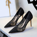 Mesh Stiletto High Heel