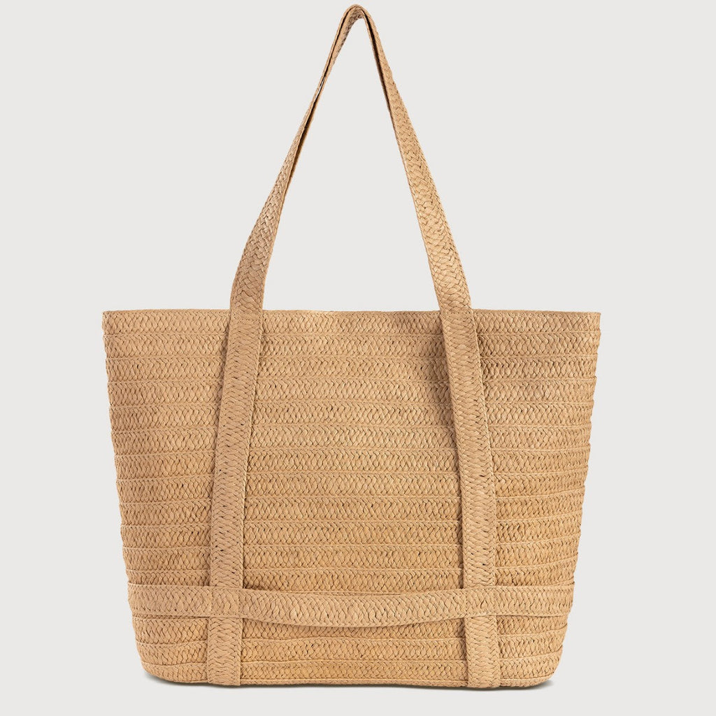 Straw Bag with Matching Hat