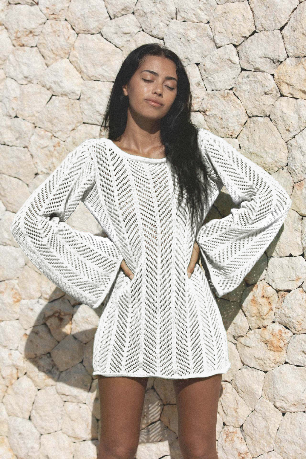 Knitted Beach Cover-Up