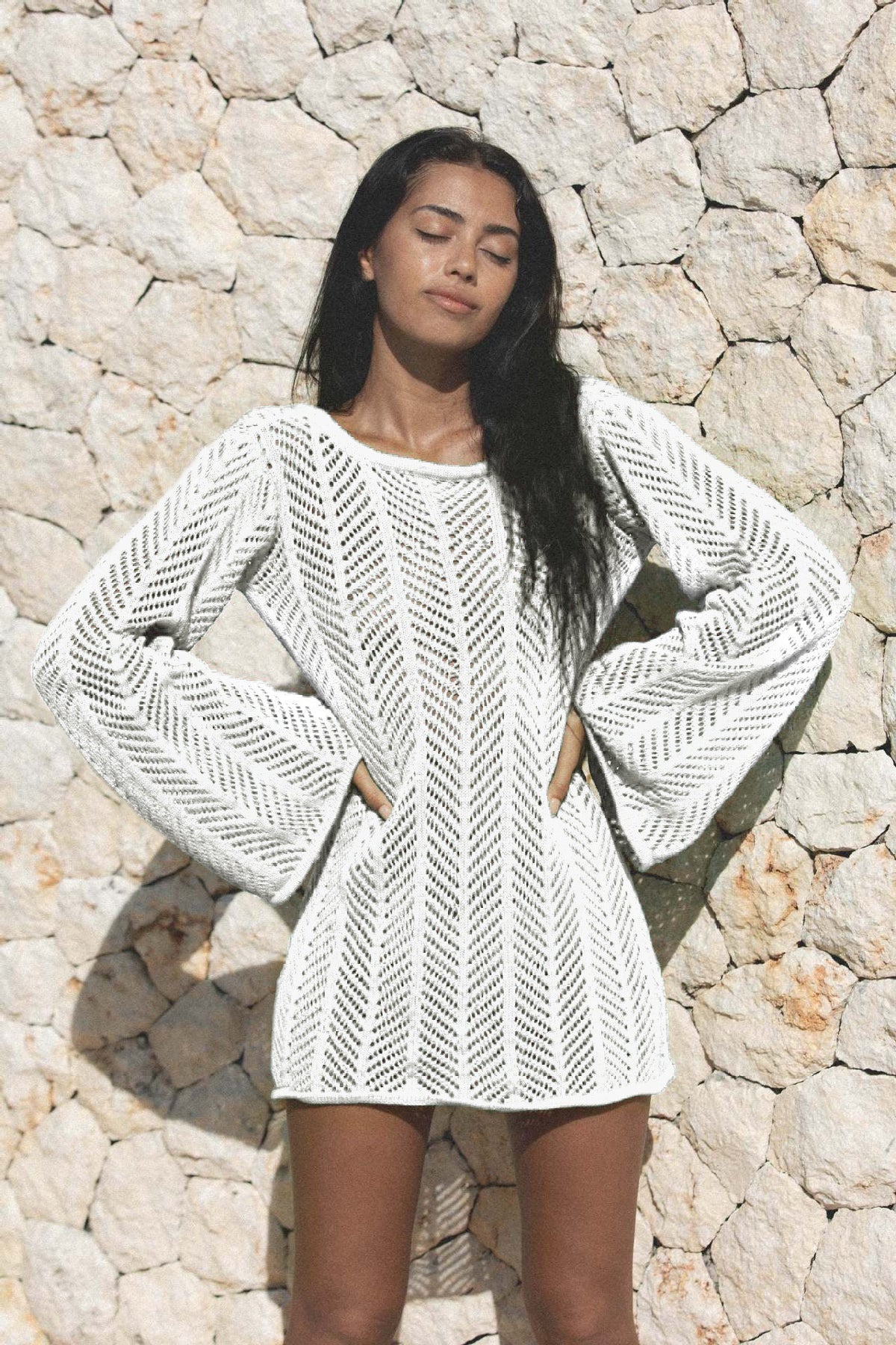 Knitted Beach Cover-Up