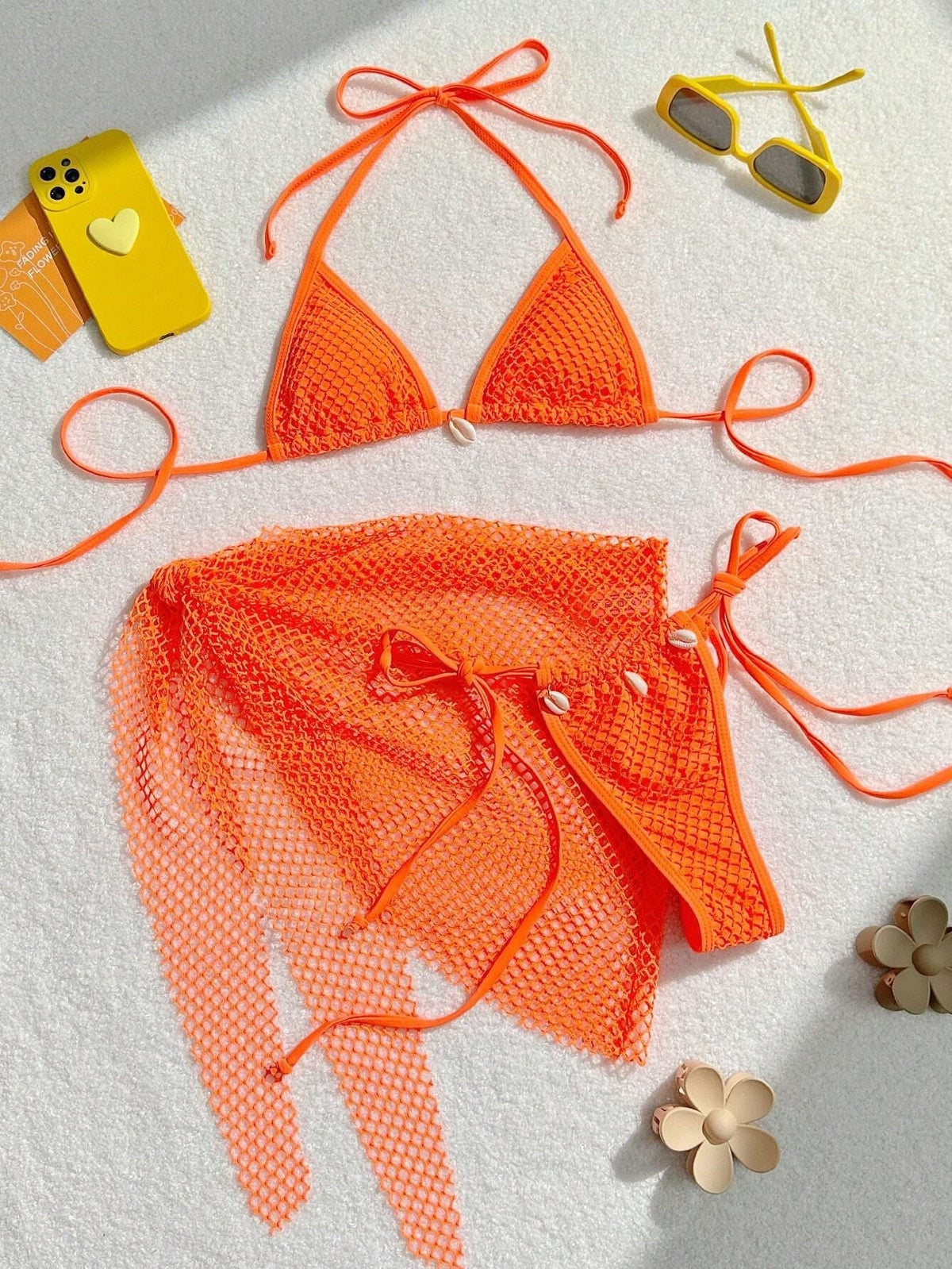 Seashell 3PC Swimsuit