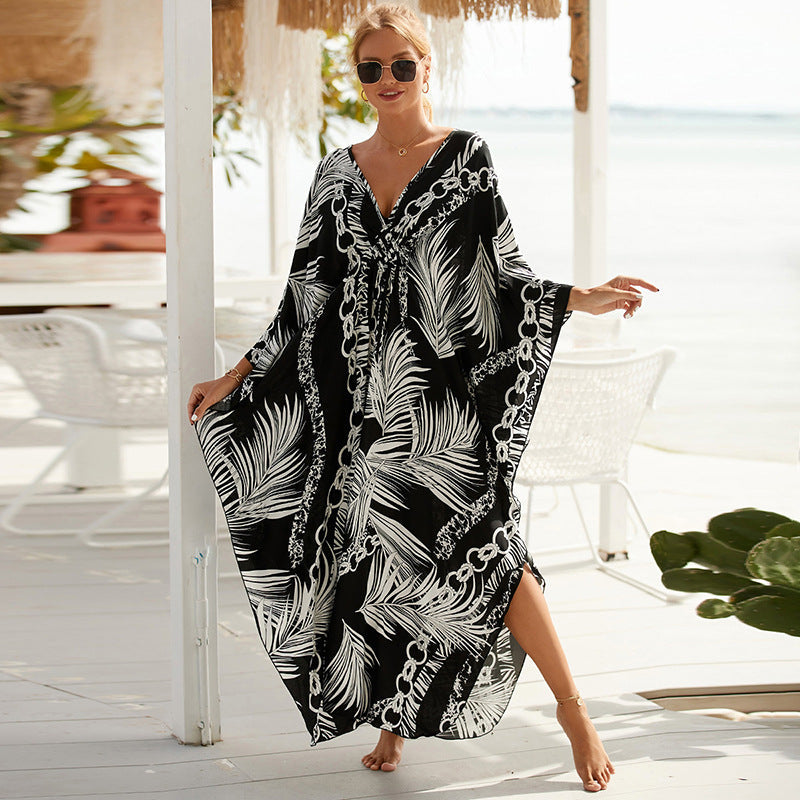 Bikini Cover-Up Viscose Cardigan Swimwear Wrap