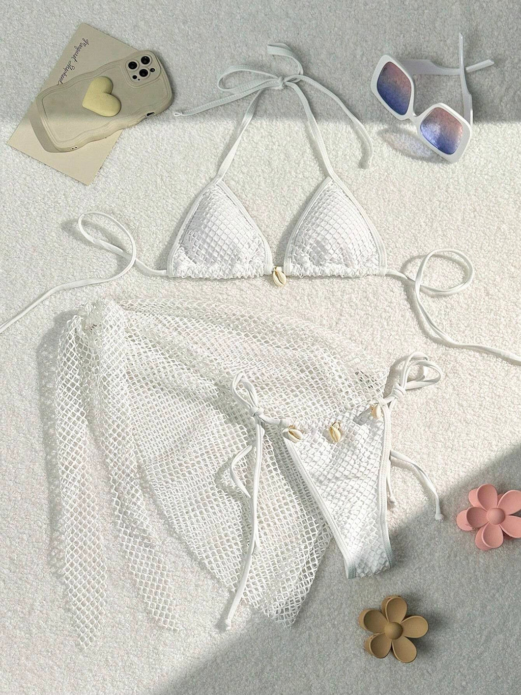 Seashell 3PC Swimsuit