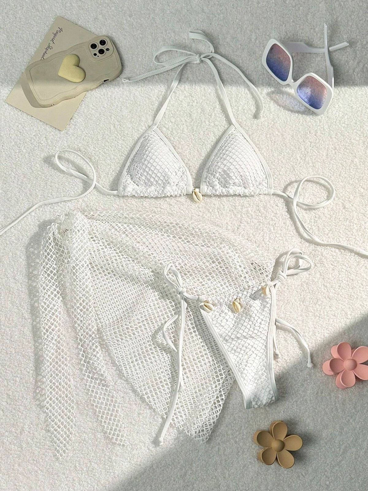 Seashell 3PC Swimsuit