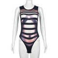 Sexy Sleeveless Printed High Elastic Bodysuit
