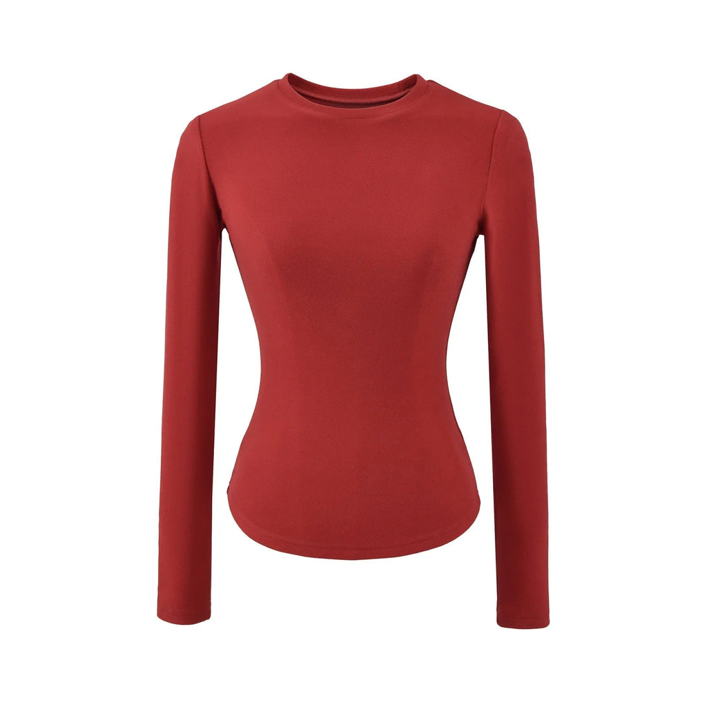 Basic Long Sleeve Hour Glass T-Shirt