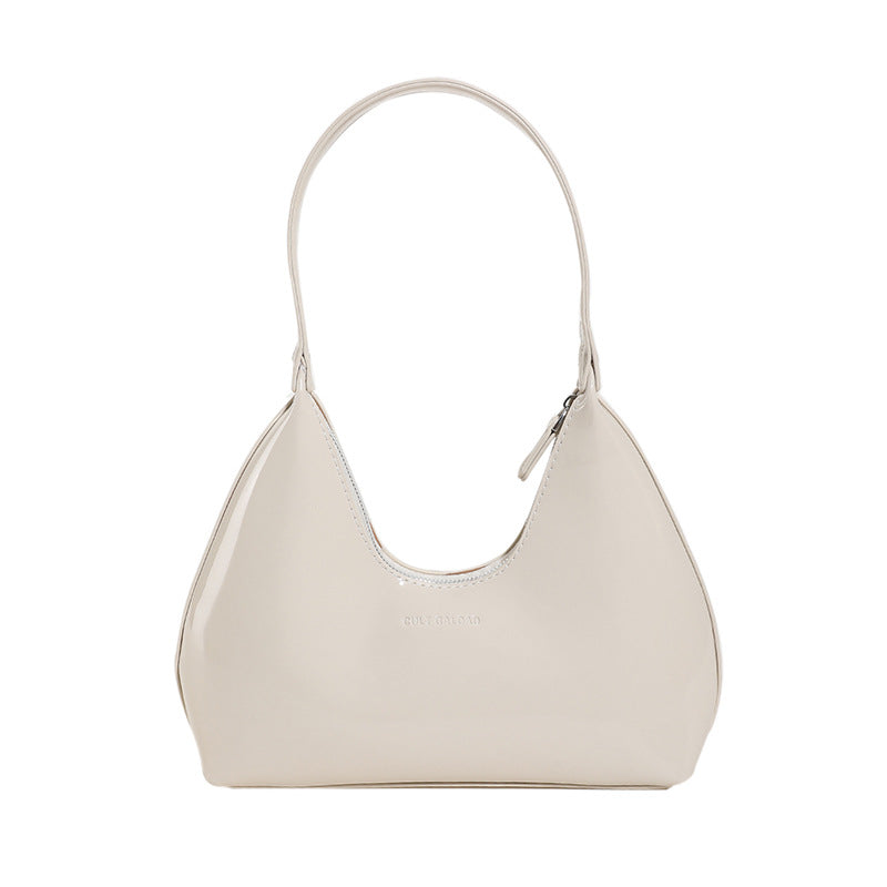 Shiny Patent Leather Shoulder Bag
