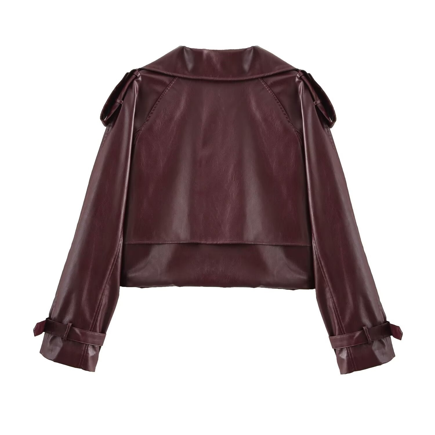Faux Leather Moto Jacket