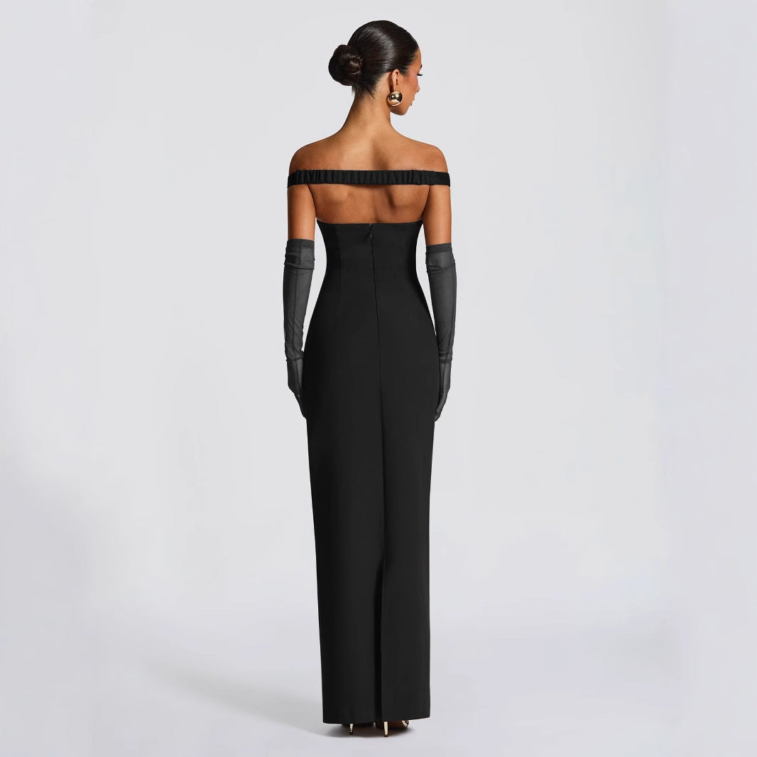 Elegant Tube Sleeveless Slim Fit Backless Dress