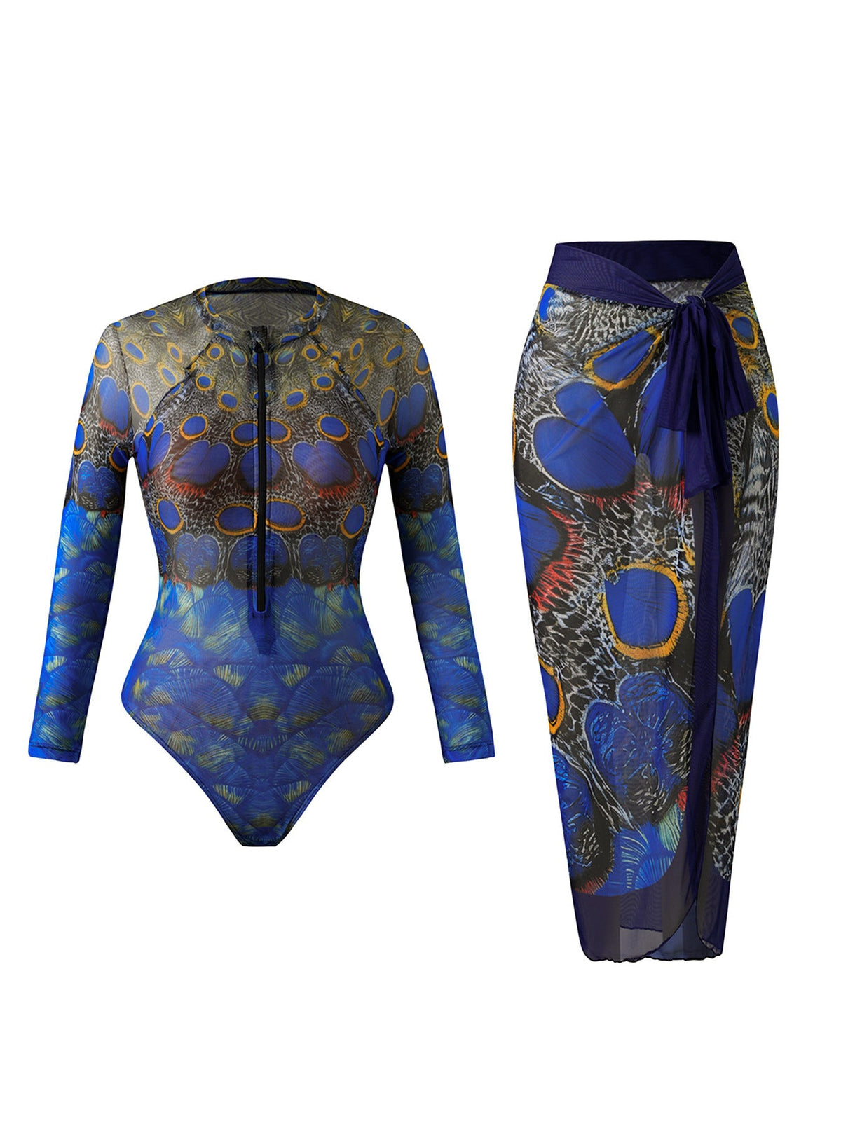 Printed Quick Dry Bathing Suit