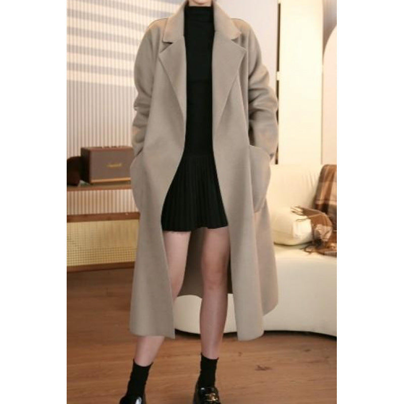 Loose Fit Mid-Length Coat