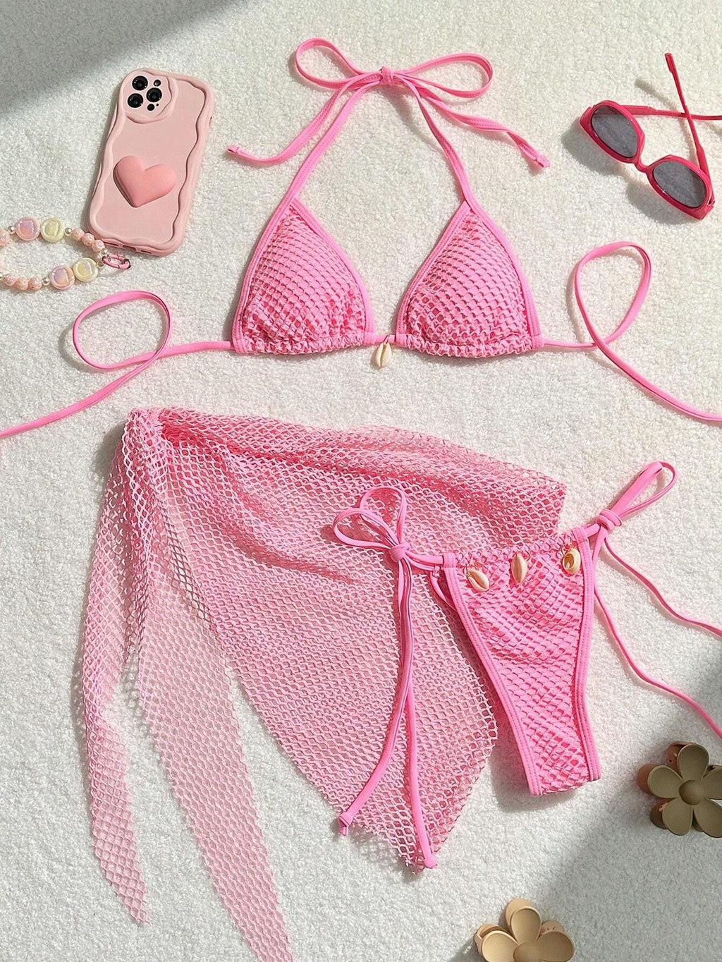 Seashell 3PC Swimsuit