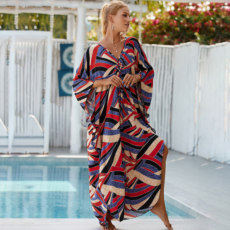Bikini Cover-Up Viscose Cardigan Swimwear Wrap