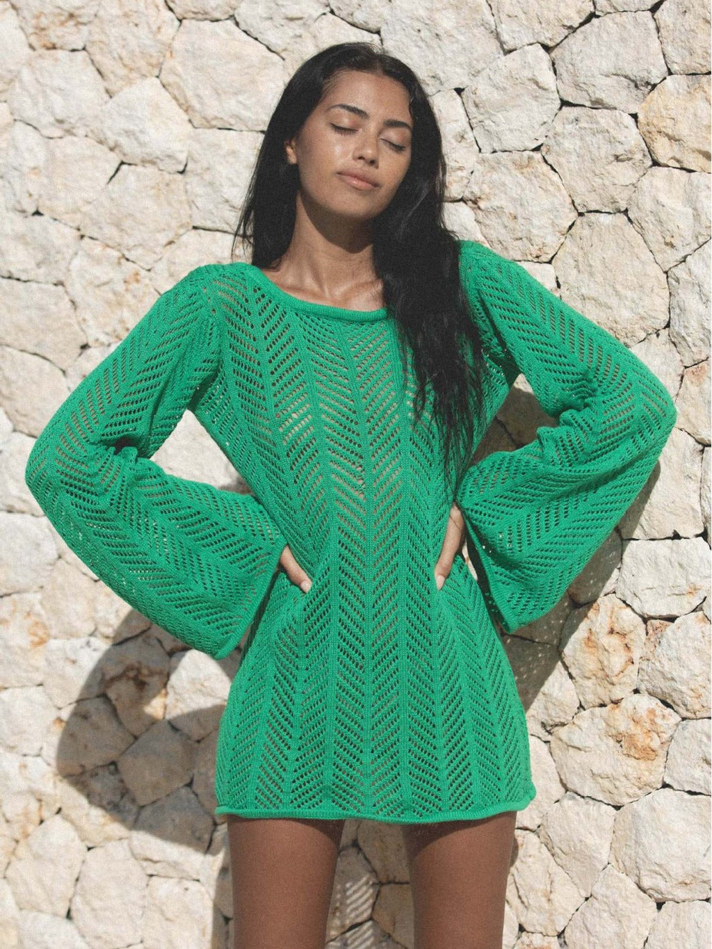 Knitted Beach Cover-Up