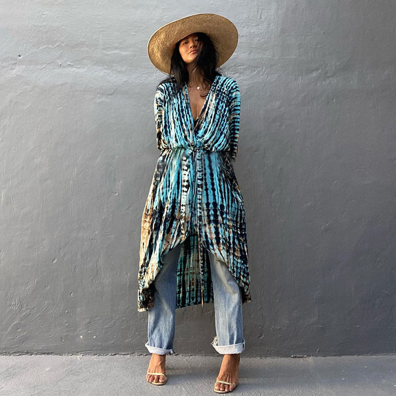 Rayon Beach Kimono