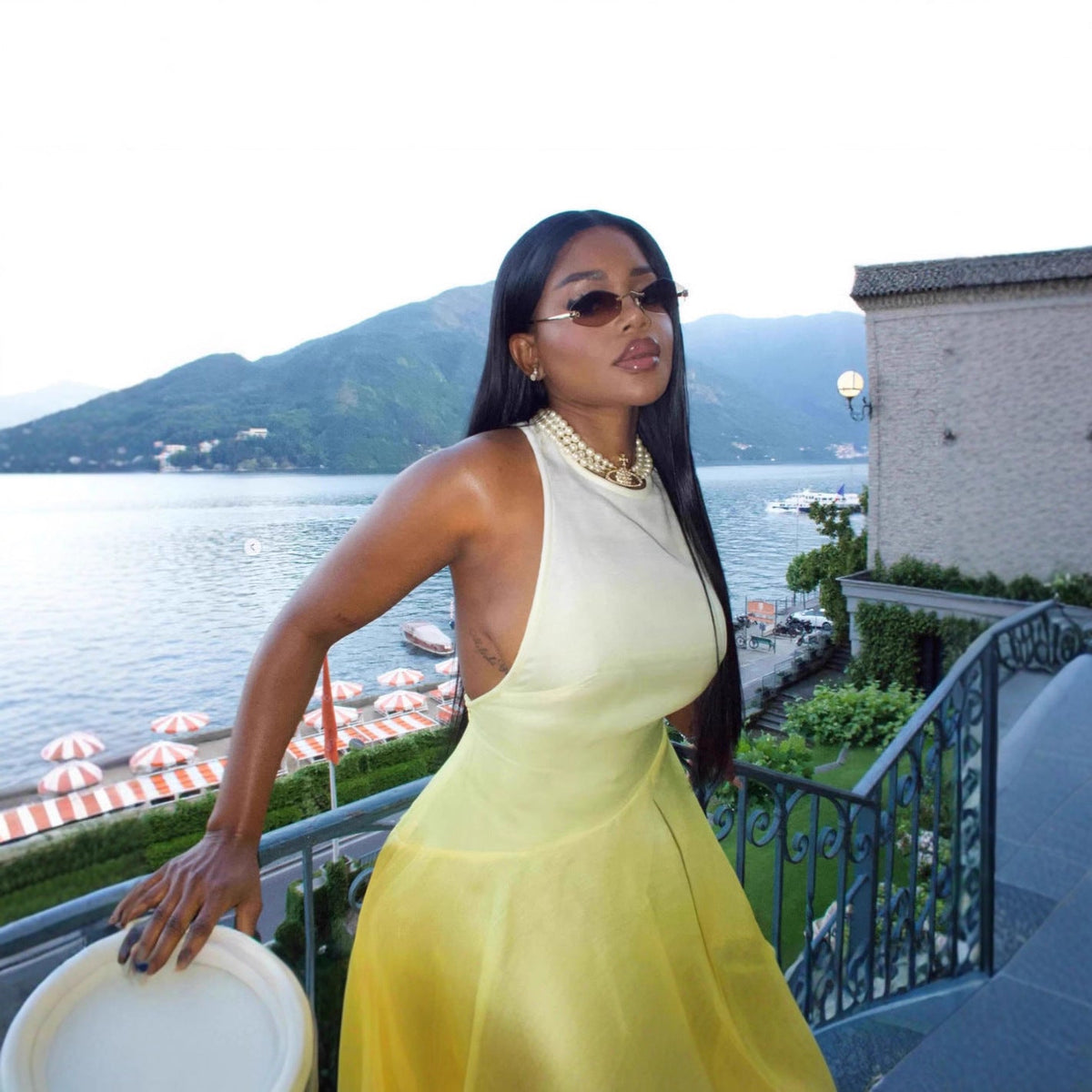 Summer Vacation Gradient Sling Dress