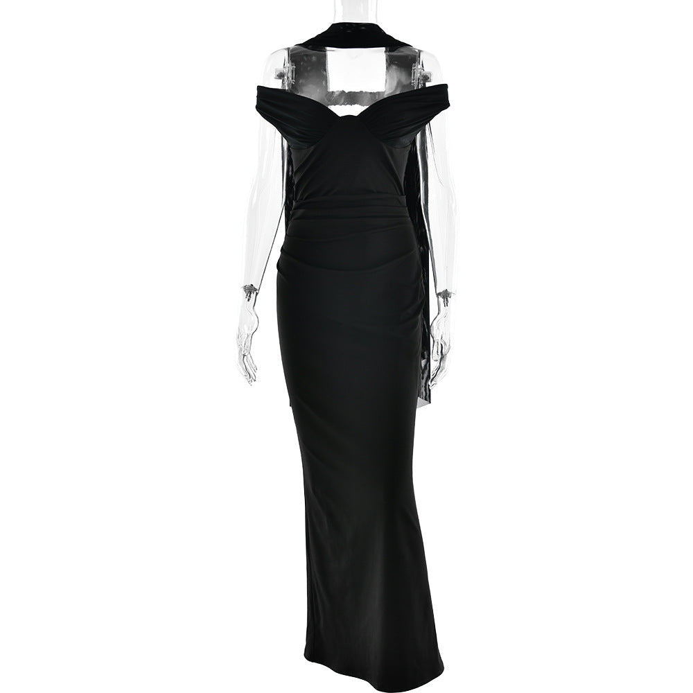 Elegant Tube Sleeveless Slim Fit Backless Dress