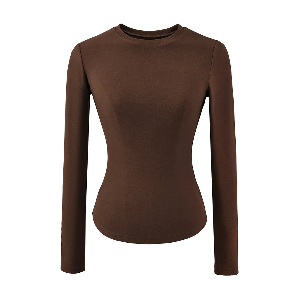 Basic Long Sleeve Hour Glass T-Shirt
