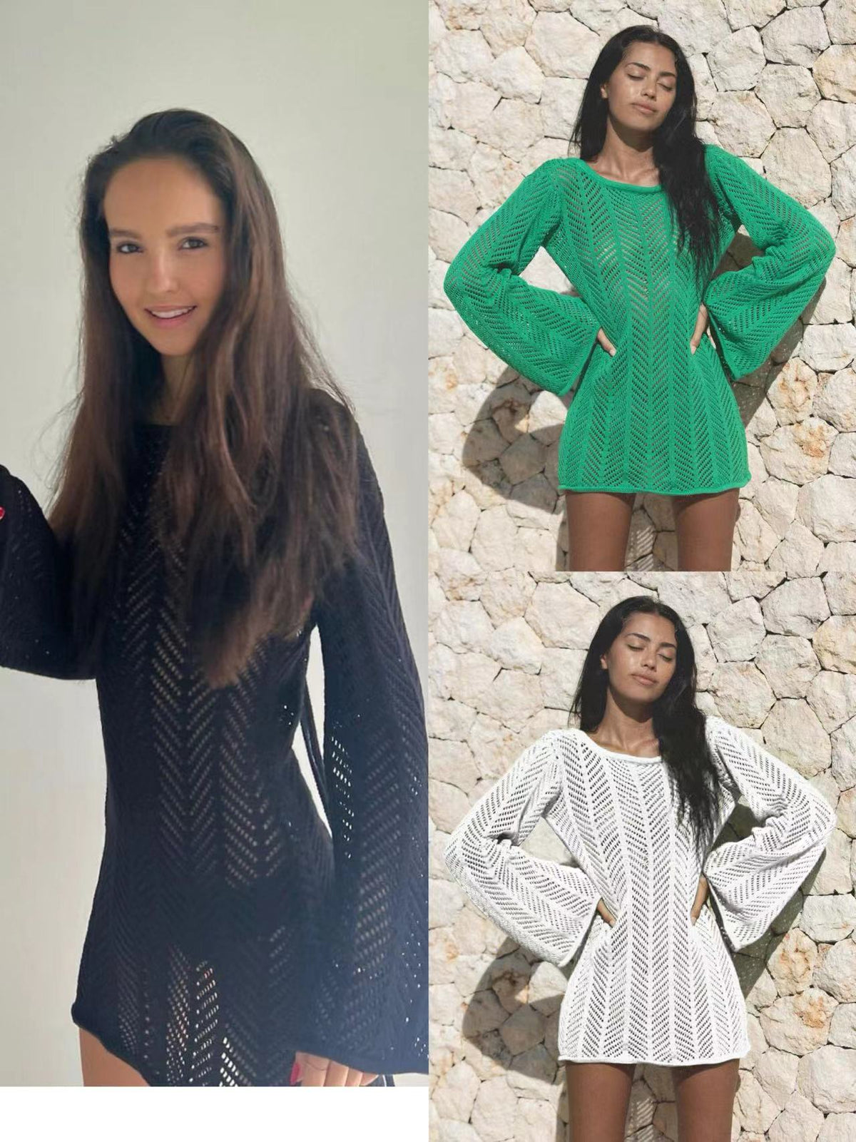 Knitted Beach Cover-Up
