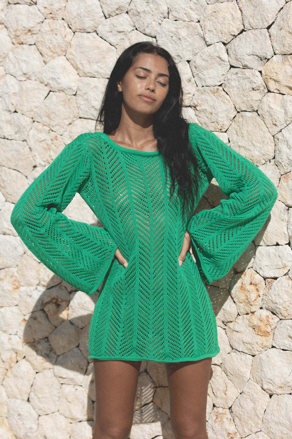 Knitted Beach Cover-Up