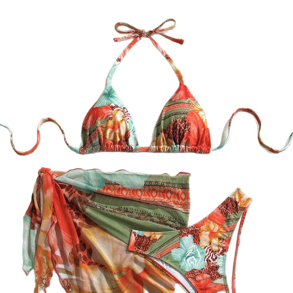 Floral Print Bikini Set