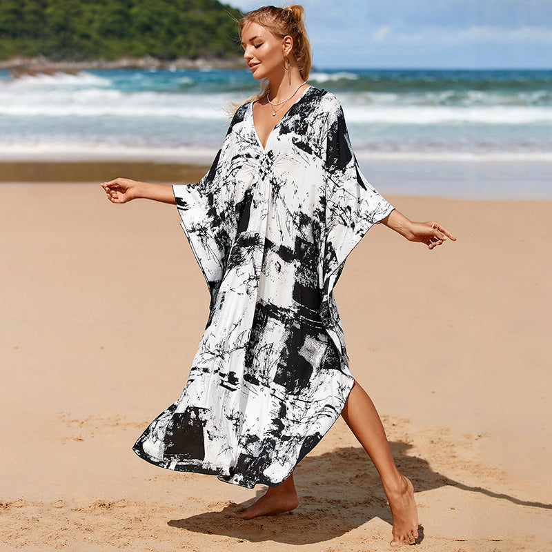 Bikini Cover-Up Viscose Cardigan Swimwear Wrap