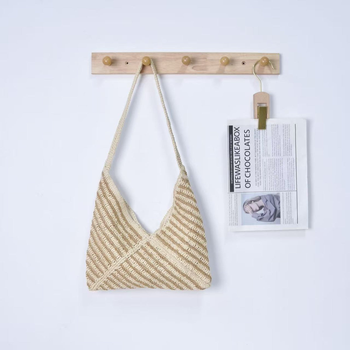 Fringe Woven Beach Tote