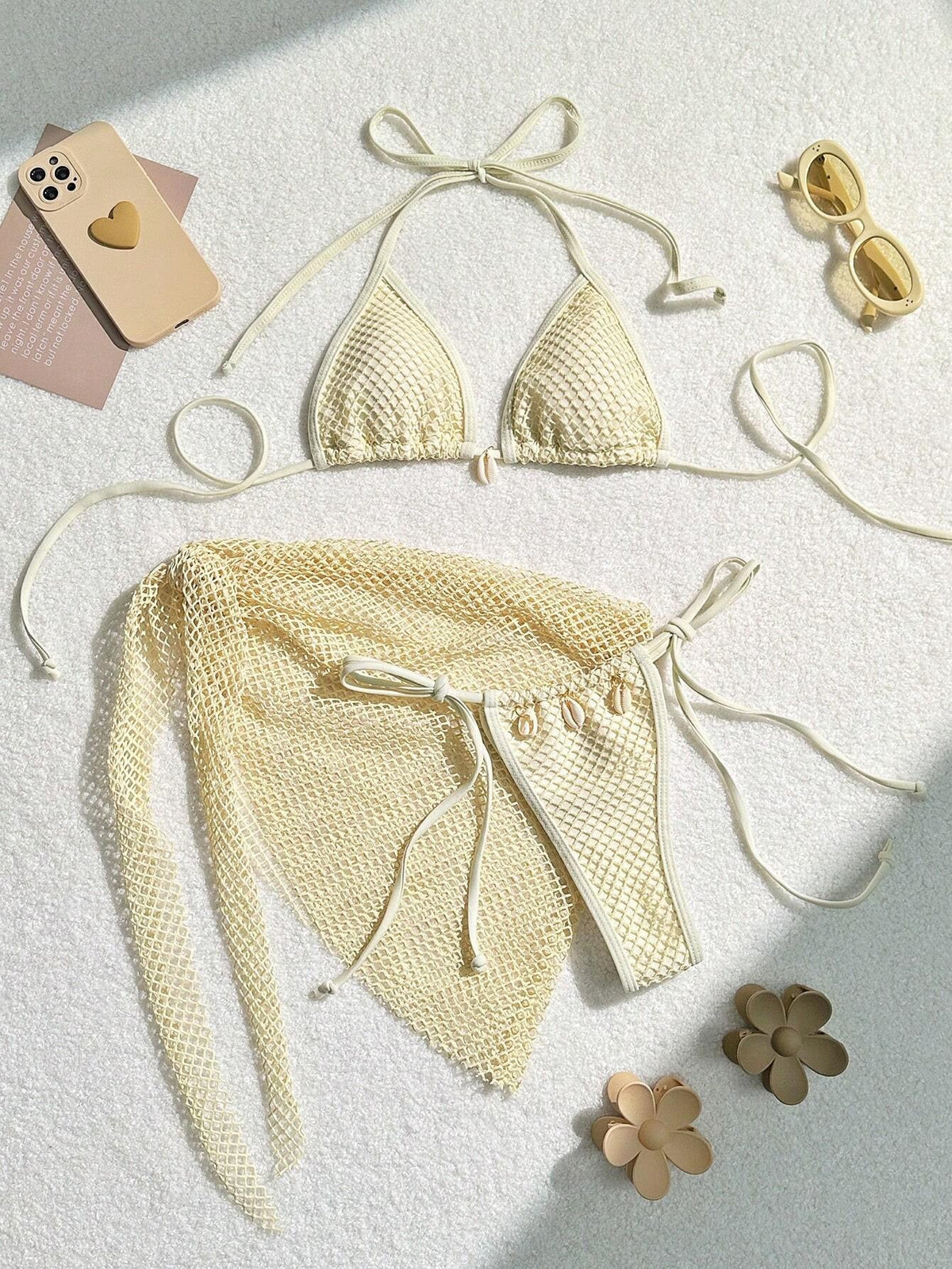 Seashell 3PC Swimsuit