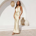 Formal Satin V Dress