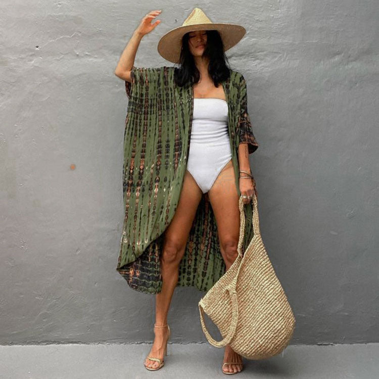 Rayon Beach Kimono