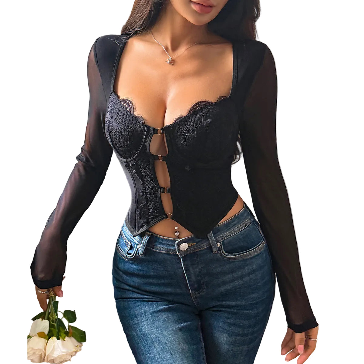 Corset Slim Fit Push up Top